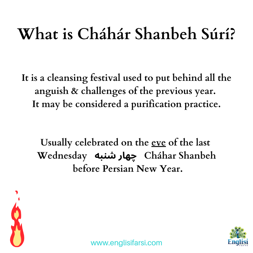 Cháhár Shanbeh Súrí 🔥