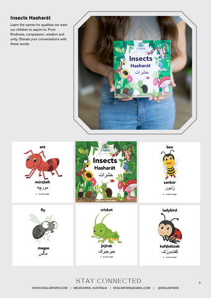 Persian Book Bundle 2 TWO DO ۲ آب 🚗 🎨 🛑 🐜 SOFT COVER - Englisi Farsi