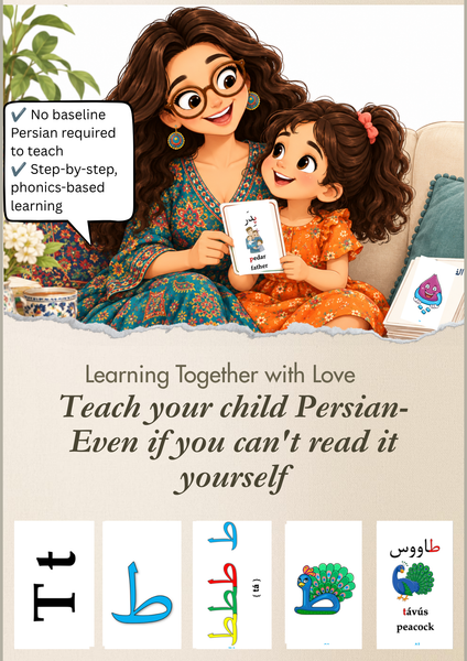 Learn Persian for Kids: Alphabet Flashcards (Printable) | Teach Farsi at Home – No Persian Needed