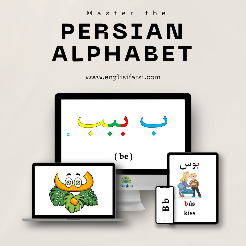 Learn Persian for Kids: Alphabet Flashcards (Printable) | Teach Farsi at Home – No Persian Needed