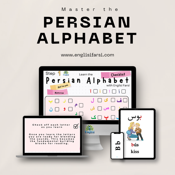 Learn Persian for Kids: Alphabet Flashcards (Printable) | Teach Farsi at Home – No Persian Needed