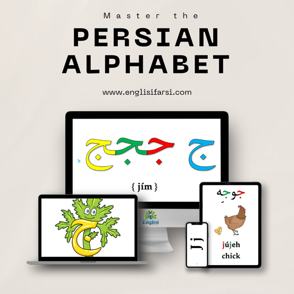 Learn Persian for Kids: Alphabet Flashcards (Printable) | Teach Farsi at Home – No Persian Needed