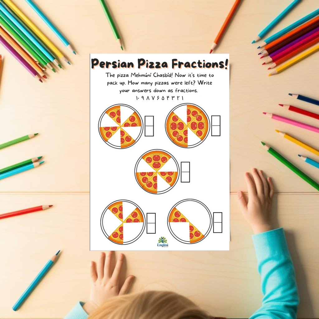 Persian Numbers / Farsi numbers ۱۲۳۴۵ Reading time & Maths Bundle ...
