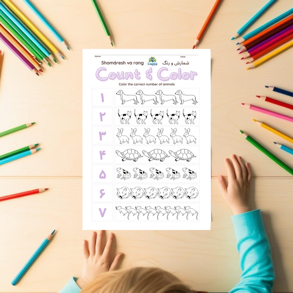 Persian Numbers / Farsi numbers ۱۲۳۴۵  Reading time & Maths Bundle Digital Download 📧
